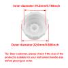Facial Aqua Peel Tips Face Care Skin Beauty Dermabrasion Water Scrub Silicone Tip 3 Pcs/Set Elitzia ETLB245 ET89 ETLB248 Beauty Machine White view 2