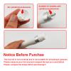 Facial Aqua Peel Tips Face Care Skin Beauty Dermabrasion Water Scrub Silicone Tip 3 Pcs/Set Elitzia ETLB245 ET89 ETLB248 Beauty Machine White view 4