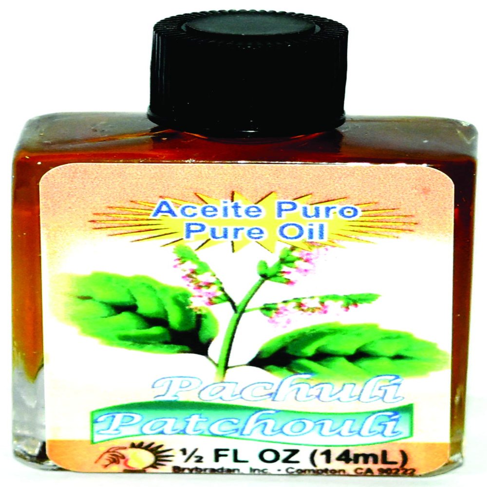12 PIECES BRYBRADAN PATCHOULI PURE OIL PACHULI ACEITE PURO FL.OZ. (14.7 ML)