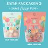 Dabble & Dollop Mini Bath Bombs, 100% Natural Droplets for Kids, Fresh Fruit Scents - Resealable Pouches, Fizzy, Moisturizing & Fun, Vegan, Gluten-Free, Cruelty-Free (Set of 24) view 3