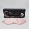 MILAN SILK 100% Pure Mulberry Silk Eye Mask (Passion Pink)  One Size Fits All LUXURIOUS 22 Momme, Grade 6A  Prevents Fine Lines & Retains MoistureHypoallergenic & Breathable view 2