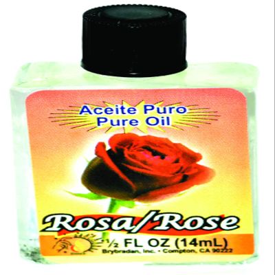 1 Piece BRYBRADAN Rose Pure Oil ROSA ACEITE Puro  FL.OZ. (14.7 ML)