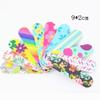 100 Pcs Mini Floral Nail Files Buffers Emery Boards Nail Buffering Files Manicure Pedicure Tool view 2