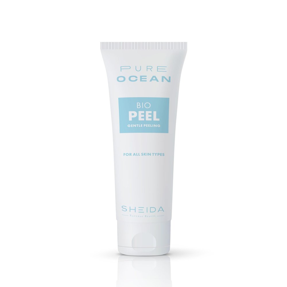 Sheida Pure OCEAN gentle exfoliant: this gentle peeling exfoliant cleanser gently peels away dead skin, leaving behind healthy, glowing skin.