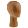 Abstract GFRP Wooden Mannequin Head Display Stand by M.M.A view 2