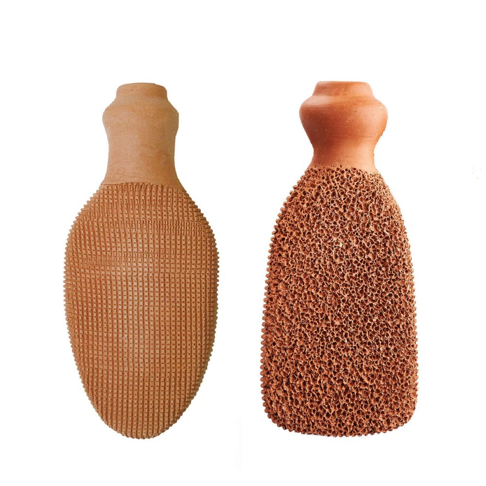 2-Sided Foot Scrubber & Body Loofah Bundle
