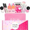 Prim and Pure Mineral Gift Set with Unicorn Mirror| Perfect for Play Dates & Birthday Parties | Kids Eyeshadow Makeup  Mineral | Organic & Natural Makeup Kit for Kids| Made in USA (Pink) view 1