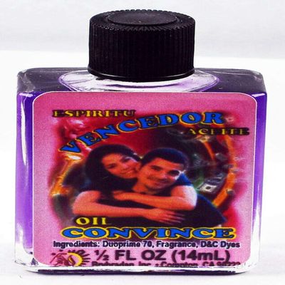 1 Piece BRYBRADAN Convince Spiritual Oil VENCEDOR ACEITE ESPIRITUAL -1/2 FL OZ 14.7ML
