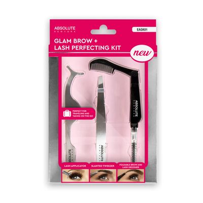 Absolute New York Glam Brow + Lash Perfecting Kit