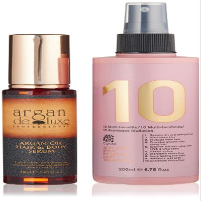 Argan Deluxe Professional 10 Spray, Morrocan Argan Oil Hair and Body Serum