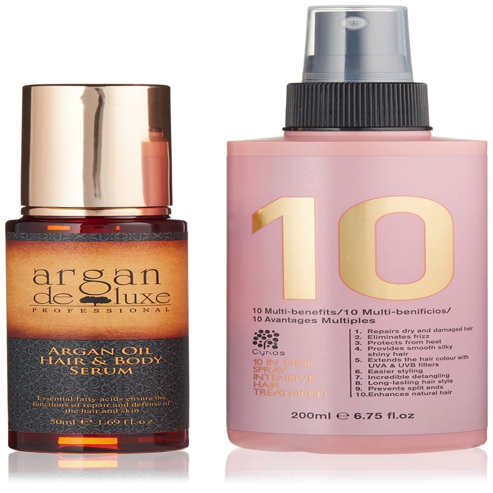 Argan Deluxe Professional 10 Spray, Morrocan Argan Oil Hair and Body Serum