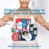 Cirepil - Waxing Kit - Introduction Waxing Kit - Heater, Blue wax Beads, Pre & Post products & an Empty Tin - The Best Temperature for your Cirepil Wax view 2