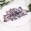 Aimimier Bridal Purple Crystal Hair Comb Amethyst Hair Piece Wedding Hair Accessories for Women and Girls (Purple) view 1