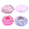 4pcs Cap Double Layer Bath Hat Girls Swim Cap Reusable Bath Non Woven s Turbins for Ladies Female Hair Bath Bonnet Swimming Aldult Women's view 3