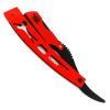 Amazing Design Straight Edge Barber Shaving Razor - Red and Black - Free Blades view 1