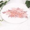 Aimimier Comb - Pink Crystal Hair Comb, Rose gold, for Women and Girls, Wedding Hair Accessories view 1