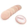 10pcs Powder Puff Cotton Cosmetic Face Makeup Powder Puffs Pads with Ribbon for Loose and Foundation 2.36 inch. (Beige) view 1