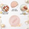 10pcs Powder Puff Cotton Cosmetic Face Makeup Powder Puffs Pads with Ribbon for Loose and Foundation 2.36 inch. (Beige) view 3