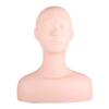 Taidda Makeup Practice Mannequin Head, Multifunction Massage Makeup Practice Training Head, Soft Mannequin Cosmetology Mannequin Doll Face Head Model Wig Hat Display for Salons view 1