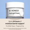 Honest Beauty Gentle Gel Everyday Face Cleanser + Moisturizing Hydrogel Cream Bundle | Vegan + Safe for Sensitve Skin | 5 fl oz, 1.7 fl oz view 2