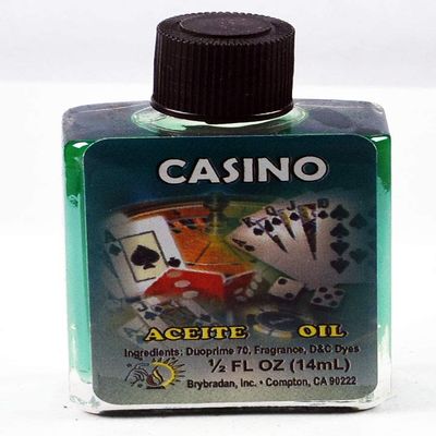 6 Pieces BRYBRADAN Casino Spiritual Oil Casino ACEITE ESPIRITUAL -1/2 FL OZ 14.7ML