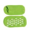 2 Pairs Women Men Moisturizing Gel Socks for Soften Cracked Skin Non-Skid Soft Cotton Gripper Socks Spa Moisturizing Socks Feet Care Treatment (Green) view 1