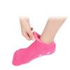 2 Pairs Women Men Moisturizing Gel Socks for Soften Cracked Skin Non-Skid Soft Cotton Gripper Socks Spa Moisturizing Socks Feet Care Treatment (Rose red) view 2