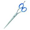 YNR Professional Hairdressing Scissor Super Sharp Barber Razor Shears (6" Silver Slim Sand) view 1