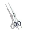 YNR Professional Hairdressing Scissor Super Sharp Barber Razor Shears (6" Silver Slim Sand) view 3