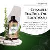 Chamuel Tea Tree Body Wash - Made With Natural Ingredients To Fights Itchy Skin, Body Odor, Athlete's Foot, Jock Itch & Toenails Issues - Organic Scented - Men & Women (11.8oz) view 2