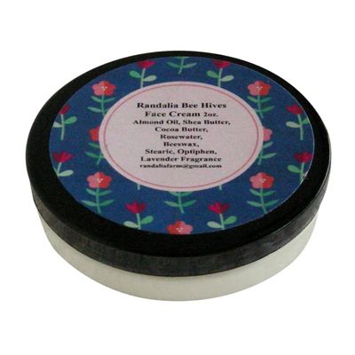 Almond Oil Face Cream, Lavender, Randalia Bee Hives