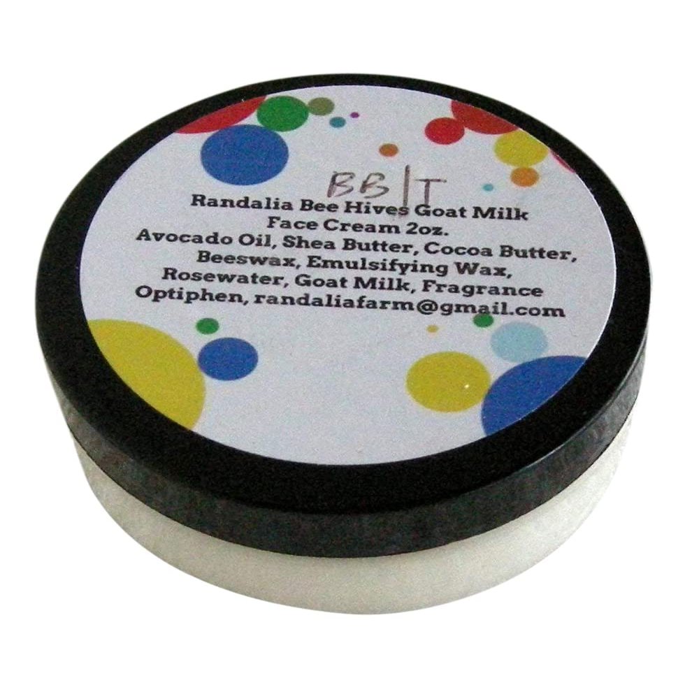 Goat Milk Face Cream, Blueberry Thyme, Randalia Bee Hives