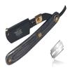 Cut Throat Folding Knife Straight Edge Multi-Purpose Shaving Razor in Stylish Updated Design  Barbershop Professional Level Straight Edge Razor  Full Double Edge Blade Holder  Light and Durable view 4