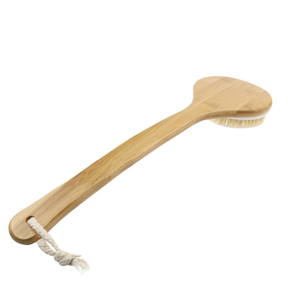 1pc Back Brush Bath Brush Shower Brush Bristle Brush Bathing Brush Back Scrubber