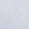 5pcs 34 * 60mm Brass Hair Pins, Brass Hair Forks, Metal Holder Pin, Stocking Stuffer, Pair Brass Hair Pins, silver view 2