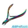 AAProTools Nail Cuticle 1pcs Set Nipper Rainbow Clipper Scissor Dead Remover Manicure Nail Art Tool view 2