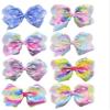 8Pcs 8Inches Large Hair Bow Clip Children's Easter Bow Headdress Hair Clip Baby Hairpin Hair Clamps Hair Buckle for Baby Girls Teens Toddlers, Color Random view 1