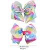 8Pcs 8Inches Large Hair Bow Clip Children's Easter Bow Headdress Hair Clip Baby Hairpin Hair Clamps Hair Buckle for Baby Girls Teens Toddlers, Color Random view 2