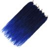 6Packs 14" 18" 24" Senegalese Twist Crochet Hair Braids Small Havana Mambo Twist Crochet Braiding Hair 2S Senegalese Twists Hairstyles For Black Women 30strands/pack 24 colors (24 inches, T1B/blue) view 4