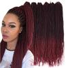 6Packs 14" 18" 24" Senegalese Twist Crochet Hair Braids Small Havana Mambo Twist Crochet Braiding Hair 2S Senegalese Twists Hairstyles For Black Women 30strands/pack 24 colors (24 inches, T1B/bug) view 1