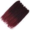 6Packs 14" 18" 24" Senegalese Twist Crochet Hair Braids Small Havana Mambo Twist Crochet Braiding Hair 2S Senegalese Twists Hairstyles For Black Women 30strands/pack 24 colors (24 inches, T1B/bug) view 4