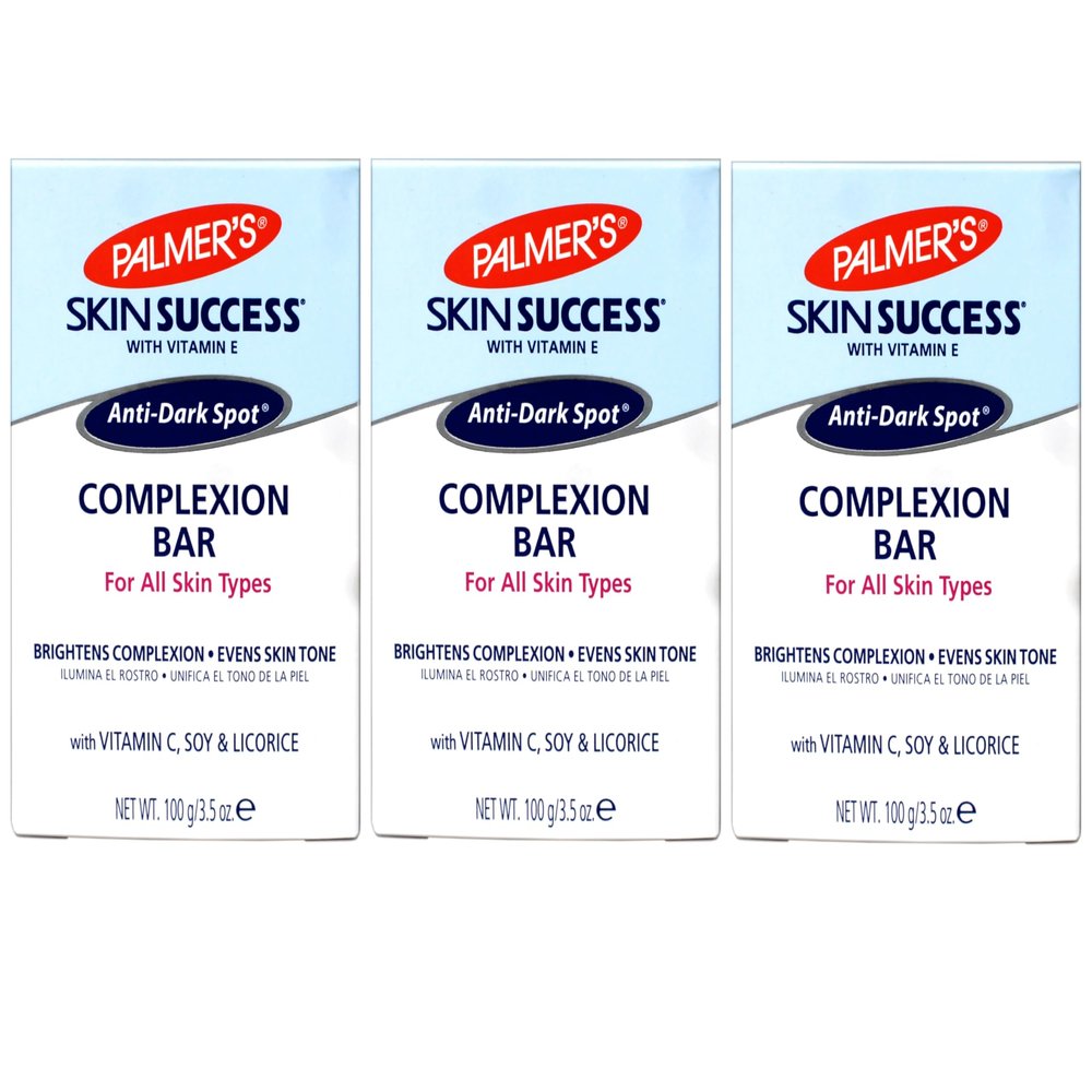 Skin Success Anti-Dark Spot Complexion Bar by Palmers for Unisex - 3.5 oz Cleanser - (Pack of 3)