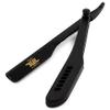 Black And Gold Edge Razor Barbershop Shaver Cutthroat Tool view 1