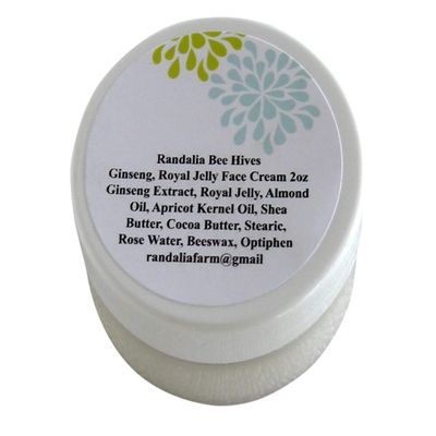 Royal Jelly Face Cream, Ginseng Extract, Randalia Bee Hives