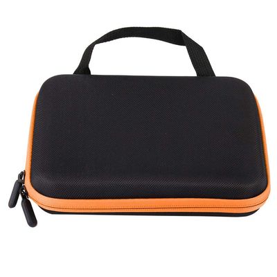 63 Slots Portable Essential Oil Storage Bag, Hard Shell Aromatherapy Box Organizer Multicolor Oil Holder Organizer Use at Home, Traveling, Moving House Protecting Rollers and Organizing(Orange)
