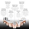 Karmin 5 in1 Wet Dry Epilator for Women Hair Removal, Cordless Electric Shaver, Trimmer, Facial, Body, Arm, Leg Hair Remover, USB Rechargeable, Waterproof, Shave, Exfoliate, Smooth, Buff, Massage view 4