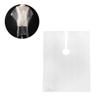 50PCS Disposable Hair Cutting Capes Plastic Neck Shawl Salon Gown Waterproof Haircut Capes Coverall Ironing Dyeing Hair Tool Clear view 2