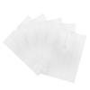 50PCS Disposable Hair Cutting Capes Plastic Neck Shawl Salon Gown Waterproof Haircut Capes Coverall Ironing Dyeing Hair Tool Clear view 3