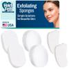 HartFelt Skin Care Bundle Includes 2 each Facial, 2 Body, & Foot Sponges for Exfoliating and Removing Dead Skin | Reusable Chemical-Free Sponges for Deep Cleansing | Made in USA - 6 Count view 1