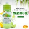 SPA REDI - Massage Oil, Lemon and Lime, 32 Oz - Professional Full Body Massage Therapy, Manicure, Pedicure - Relax Sore Muscles and Repair Dry Skin, Enhanced with High Absorption Oils and Vitamin E view 2